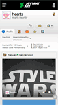 Mobile Screenshot of hearts.deviantart.com