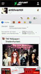 Mobile Screenshot of ambiwambi.deviantart.com
