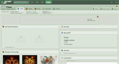 Desktop Screenshot of fraxa.deviantart.com