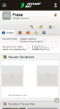 Mobile Screenshot of fraxa.deviantart.com