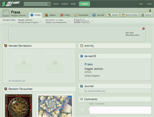 Tablet Screenshot of fraxa.deviantart.com