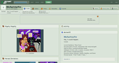 Desktop Screenshot of bbxraexstarfire.deviantart.com