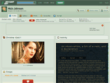 Tablet Screenshot of nick-johnson.deviantart.com