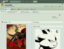 Tablet Screenshot of manyuladic.deviantart.com