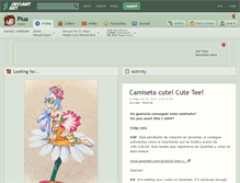 Tablet Screenshot of plua.deviantart.com