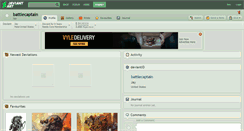 Desktop Screenshot of battlecaptain.deviantart.com