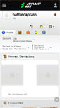 Mobile Screenshot of battlecaptain.deviantart.com