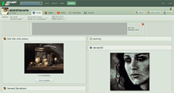 Desktop Screenshot of absinthiaverte.deviantart.com