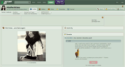 Desktop Screenshot of missreckkless.deviantart.com