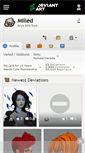 Mobile Screenshot of milled.deviantart.com