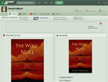 Tablet Screenshot of maxprodanov.deviantart.com