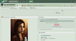 Desktop Screenshot of ice-wolf-elemental.deviantart.com