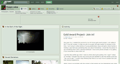 Desktop Screenshot of frozen-voice.deviantart.com