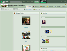 Tablet Screenshot of bustagroove-fanclub.deviantart.com