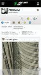 Mobile Screenshot of frogone.deviantart.com