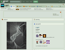 Tablet Screenshot of e-gart.deviantart.com