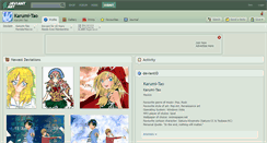 Desktop Screenshot of karumi-tao.deviantart.com