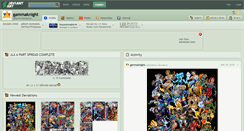 Desktop Screenshot of gammaknight.deviantart.com