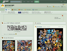 Tablet Screenshot of gammaknight.deviantart.com