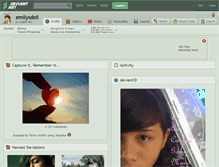 Tablet Screenshot of emilysdoll.deviantart.com