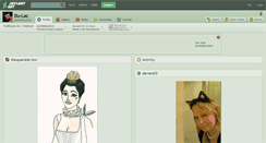 Desktop Screenshot of du-lac.deviantart.com