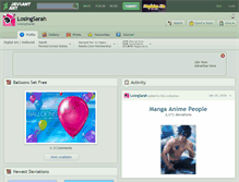 Tablet Screenshot of losingsarah.deviantart.com