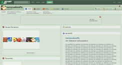 Desktop Screenshot of hornyleafeonplz.deviantart.com