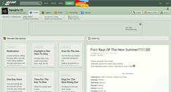 Desktop Screenshot of hendrix15.deviantart.com