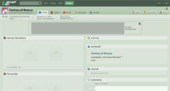 Desktop Screenshot of fanines-of-branca.deviantart.com