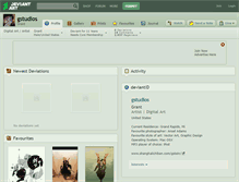 Tablet Screenshot of gstudios.deviantart.com