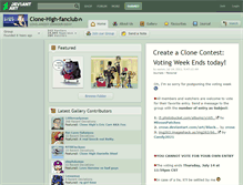 Tablet Screenshot of clone-high-fanclub.deviantart.com