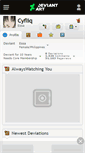 Mobile Screenshot of cyfliq.deviantart.com
