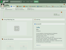 Tablet Screenshot of cyfliq.deviantart.com