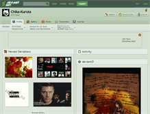 Tablet Screenshot of chika-kuruta.deviantart.com