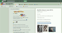 Desktop Screenshot of drawingartists.deviantart.com