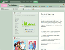 Tablet Screenshot of fem-hetalia.deviantart.com