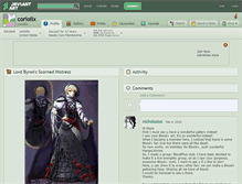 Tablet Screenshot of coriolix.deviantart.com