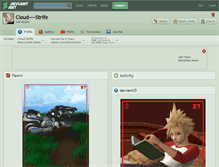 Tablet Screenshot of cloud----strife.deviantart.com