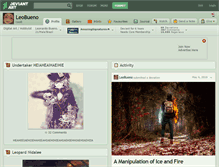 Tablet Screenshot of leobueno.deviantart.com