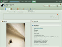 Tablet Screenshot of gustavovelarde.deviantart.com