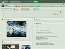Tablet Screenshot of mas.deviantart.com