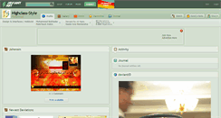 Desktop Screenshot of highclass-style.deviantart.com