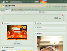 Tablet Screenshot of highclass-style.deviantart.com