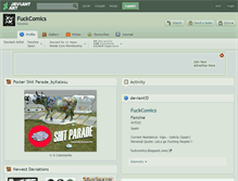Tablet Screenshot of fuckcomics.deviantart.com