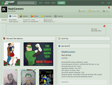 Tablet Screenshot of noahconners.deviantart.com