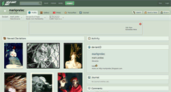 Desktop Screenshot of markprelec.deviantart.com
