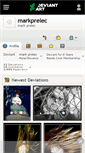 Mobile Screenshot of markprelec.deviantart.com
