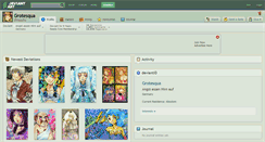 Desktop Screenshot of grotesqua.deviantart.com