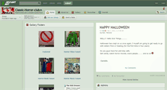 Desktop Screenshot of classic-horror-club.deviantart.com