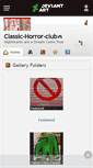 Mobile Screenshot of classic-horror-club.deviantart.com